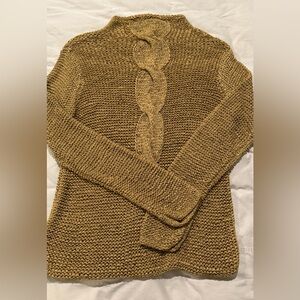 Josephine Chaus Cowl Neck Sweater - Tan